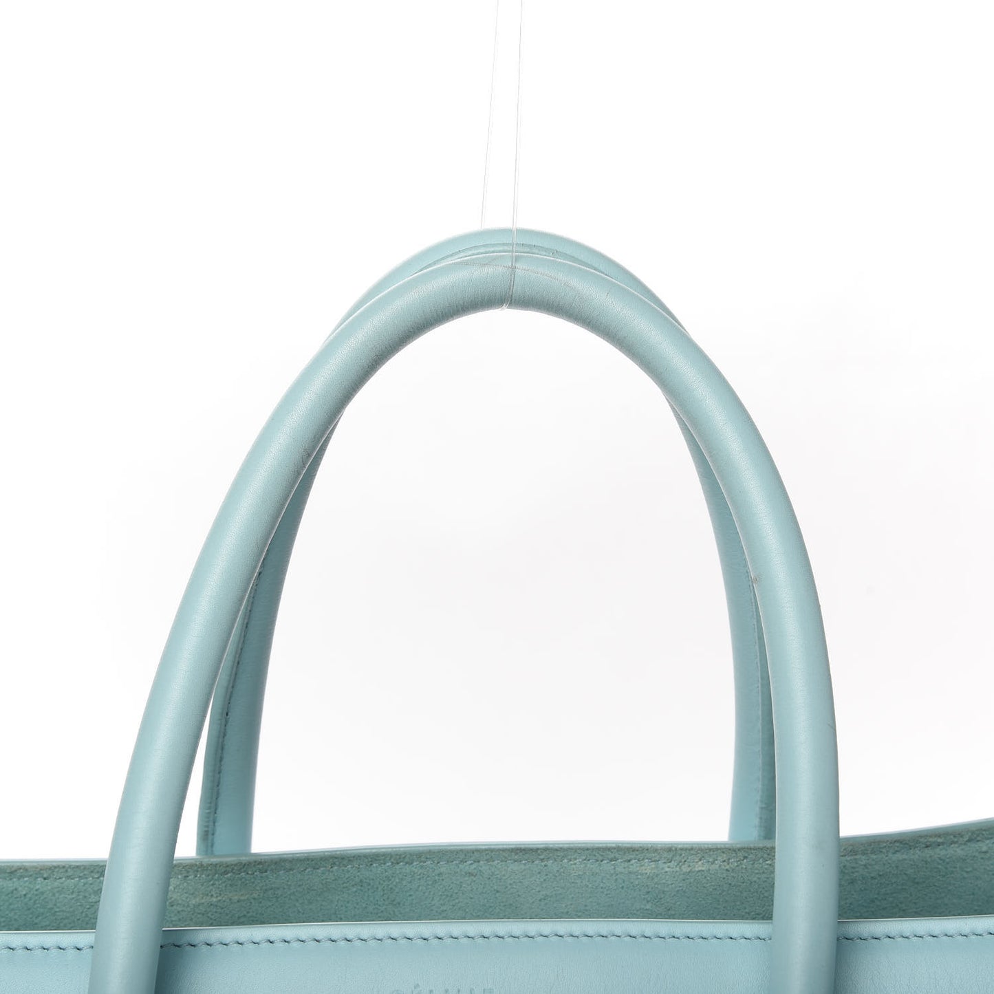 Supple Calfskin Medium Phantom Luggage Azur
