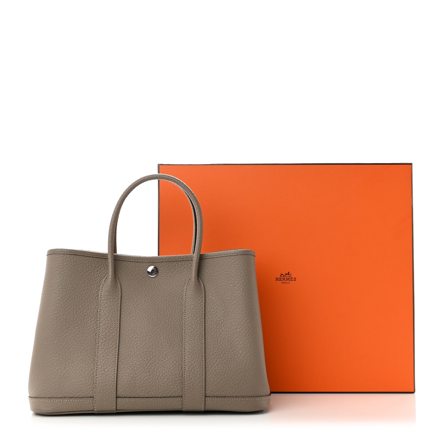Hermes Vache Country Garden Party 30 TPM Gris Asphalte 11 of 11