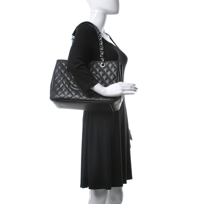 Chanel Caviar Quilted Grand Shopping Tote GST Black 2 of 10