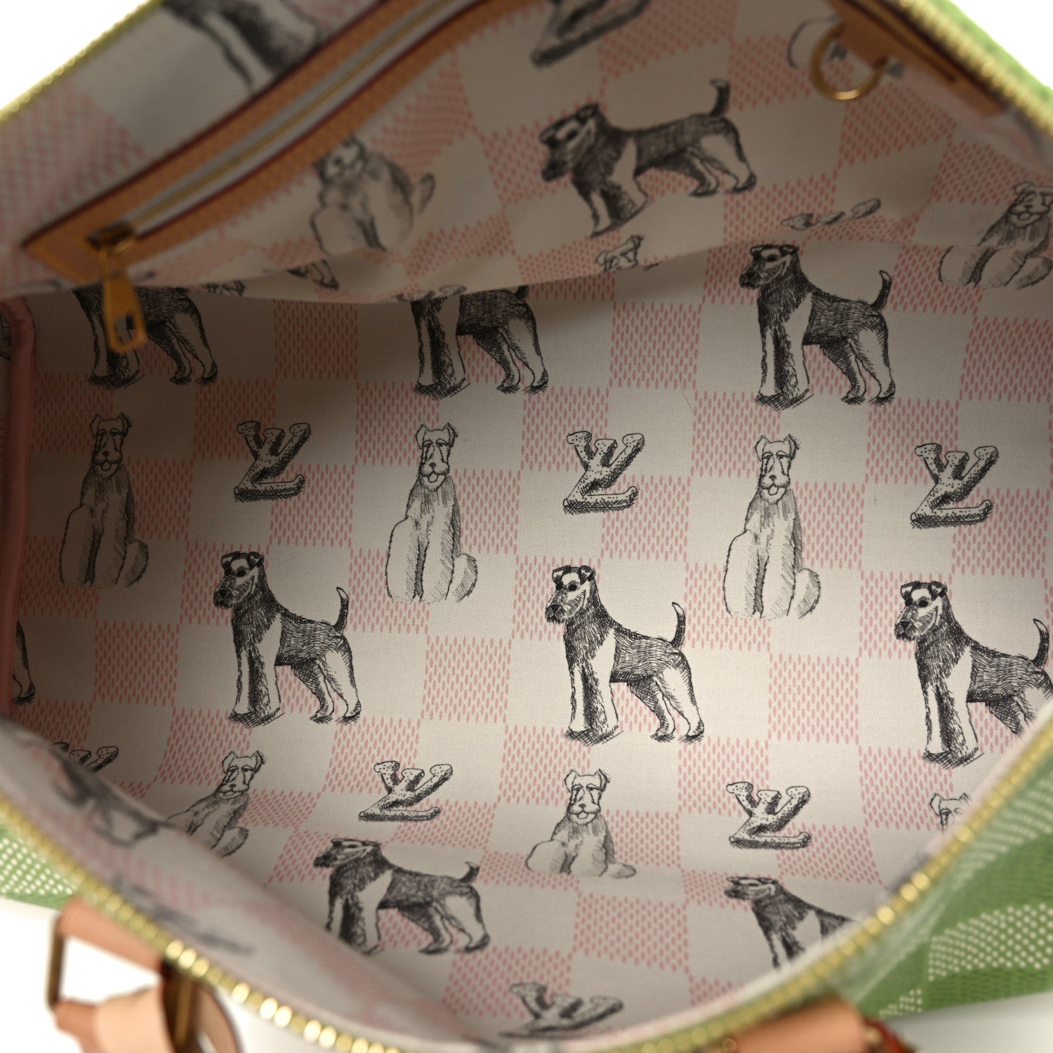 Louis Vuitton Damier Golf Keepall Bandouliere 50 Green 4 of 9