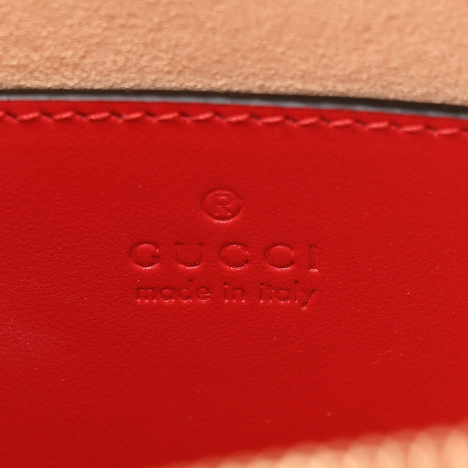 Gucci Calfskin Matelasse Diagonal Mini Interlocking G Heart Shoulder Bag Hibiscus Red 6 of 10