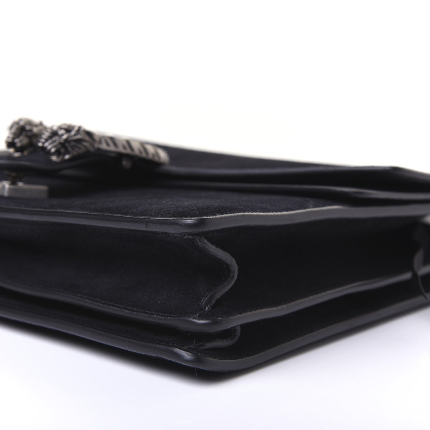 Suede Medium Dionysus Shoulder Bag Black