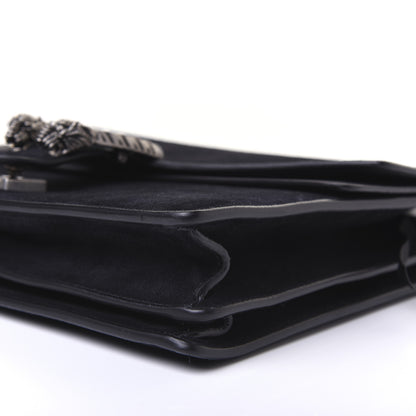 Gucci Suede Medium Dionysus Shoulder Bag Black 7 of 11