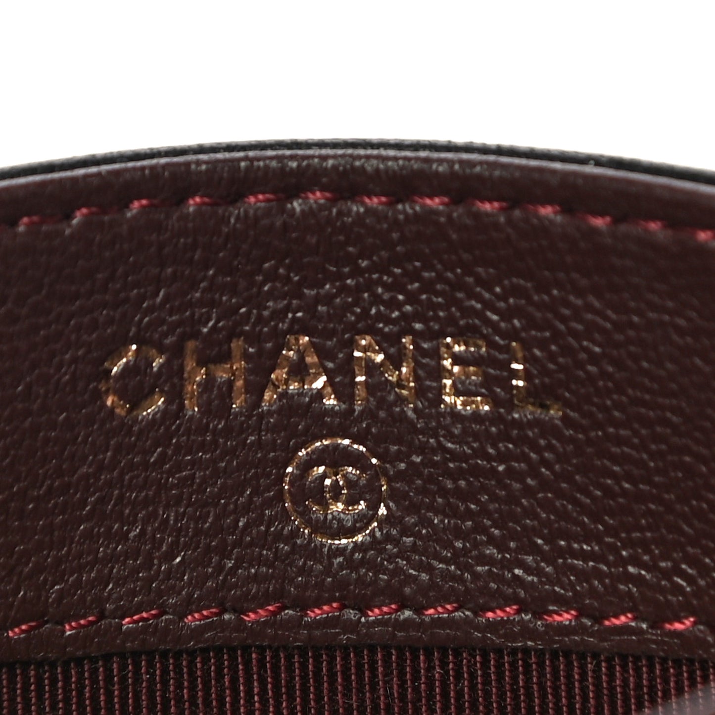 Lambskin Quilted Card Holder Black