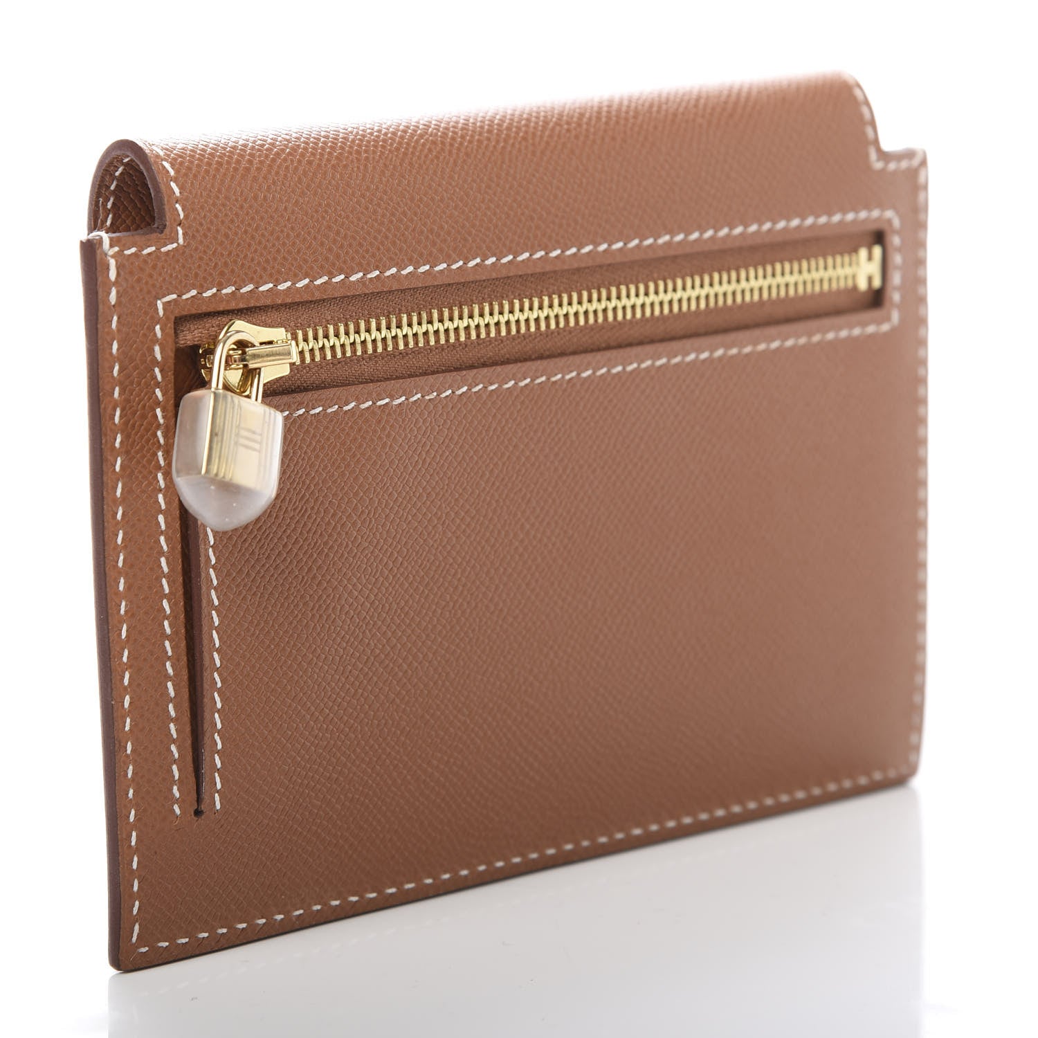 Hermes Epsom Kelly Pocket Compact Wallet Gold 3 of 8