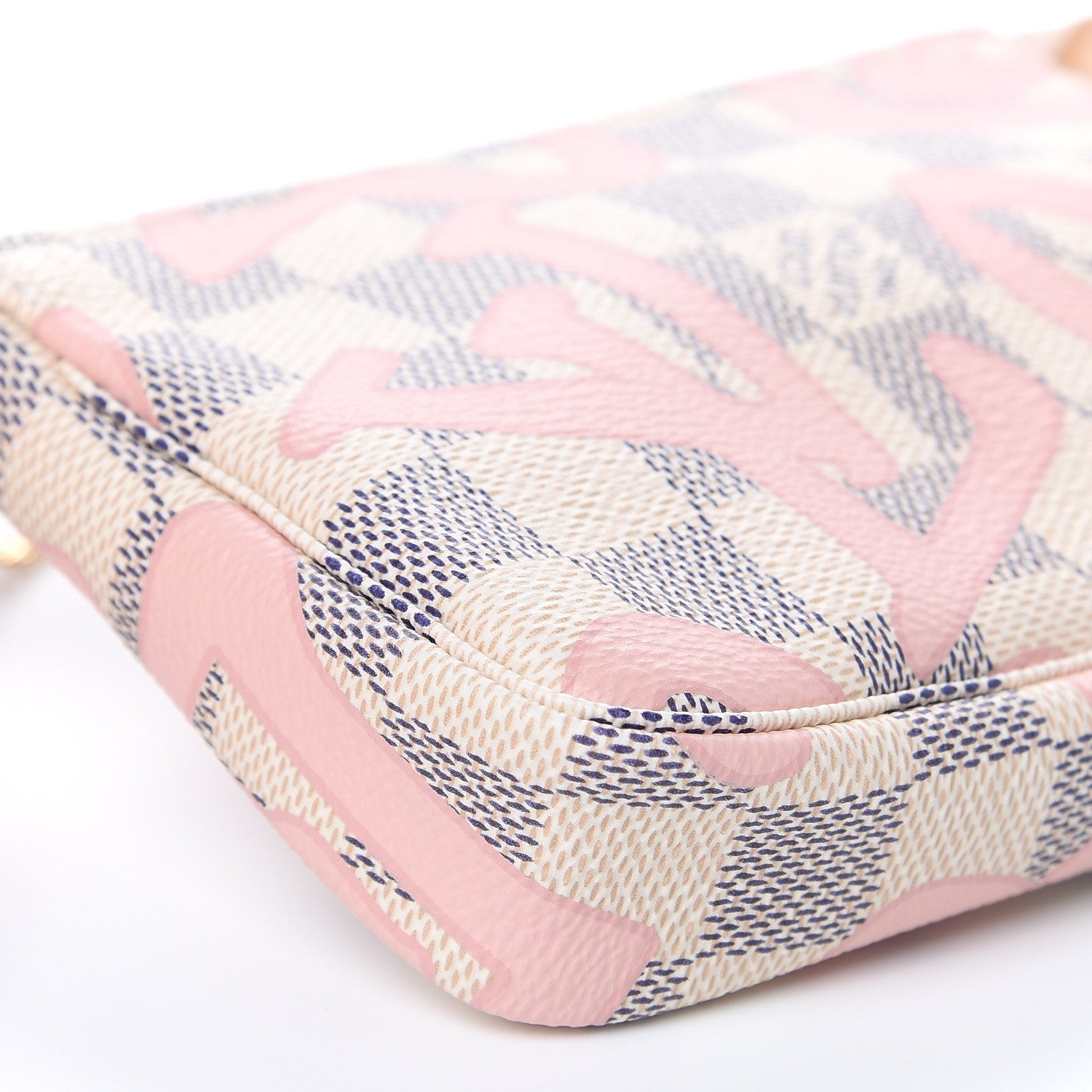 Louis Vuitton Damier Azur Tahitienne Mini Pochette Accessories 9 of 11