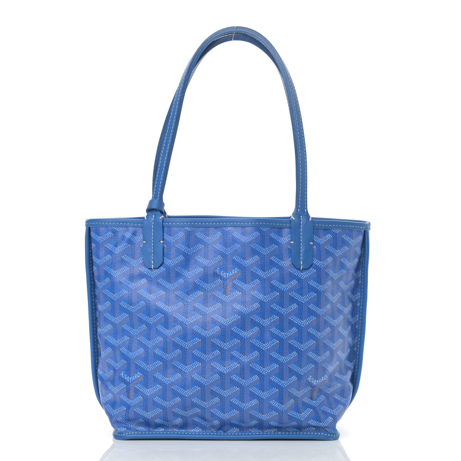 Goyard Goyardine Reversible Mini Anjou Sky Blue 2 of 17
