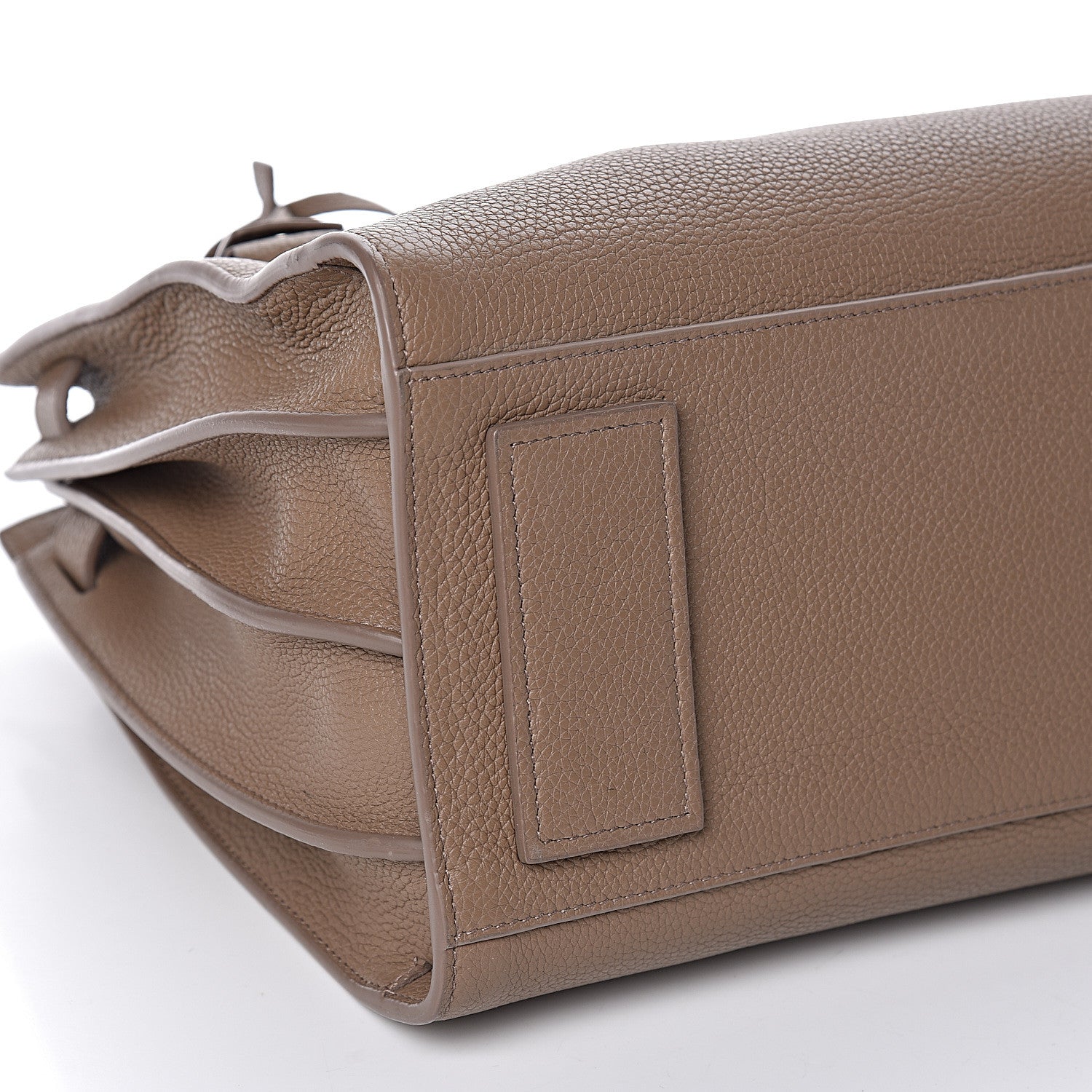 Saint Laurent Grained Calfskin Small Supple Sac De Jour Taupe 7 of 9