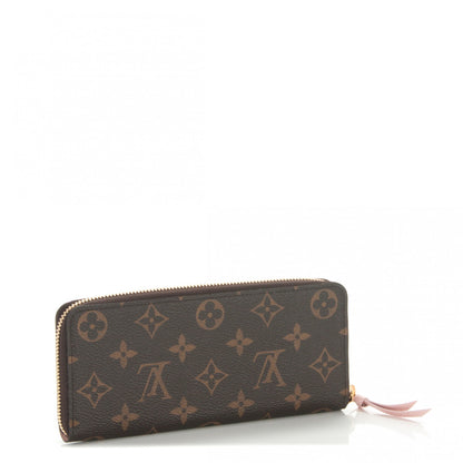 Louis Vuitton Monogram Clemence Wallet Rose Ballerine 3 of 7