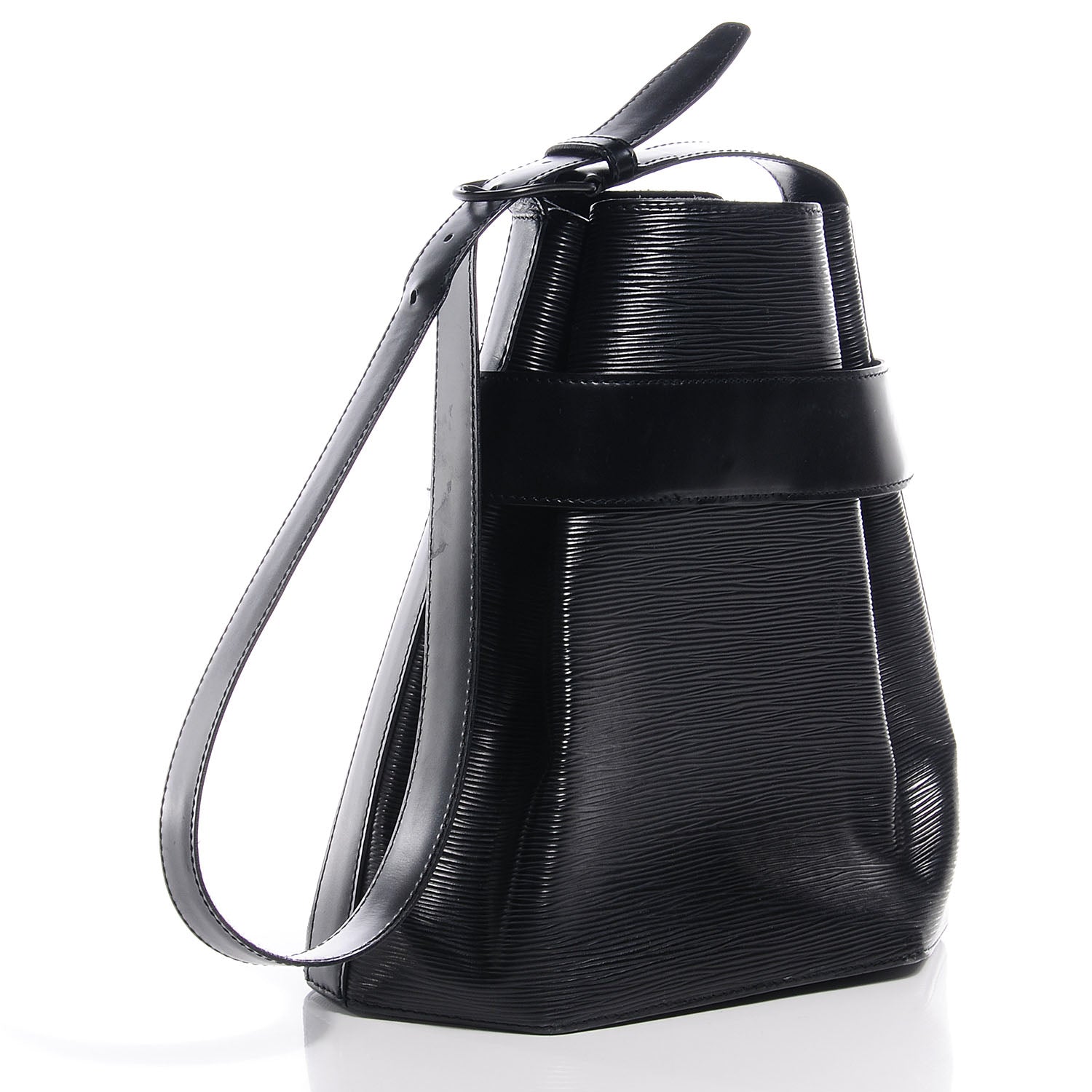Louis Vuitton Epi Sac D'Epaule Black 3 of 7