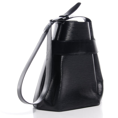 Louis Vuitton Epi Sac D'Epaule Black 3 of 7