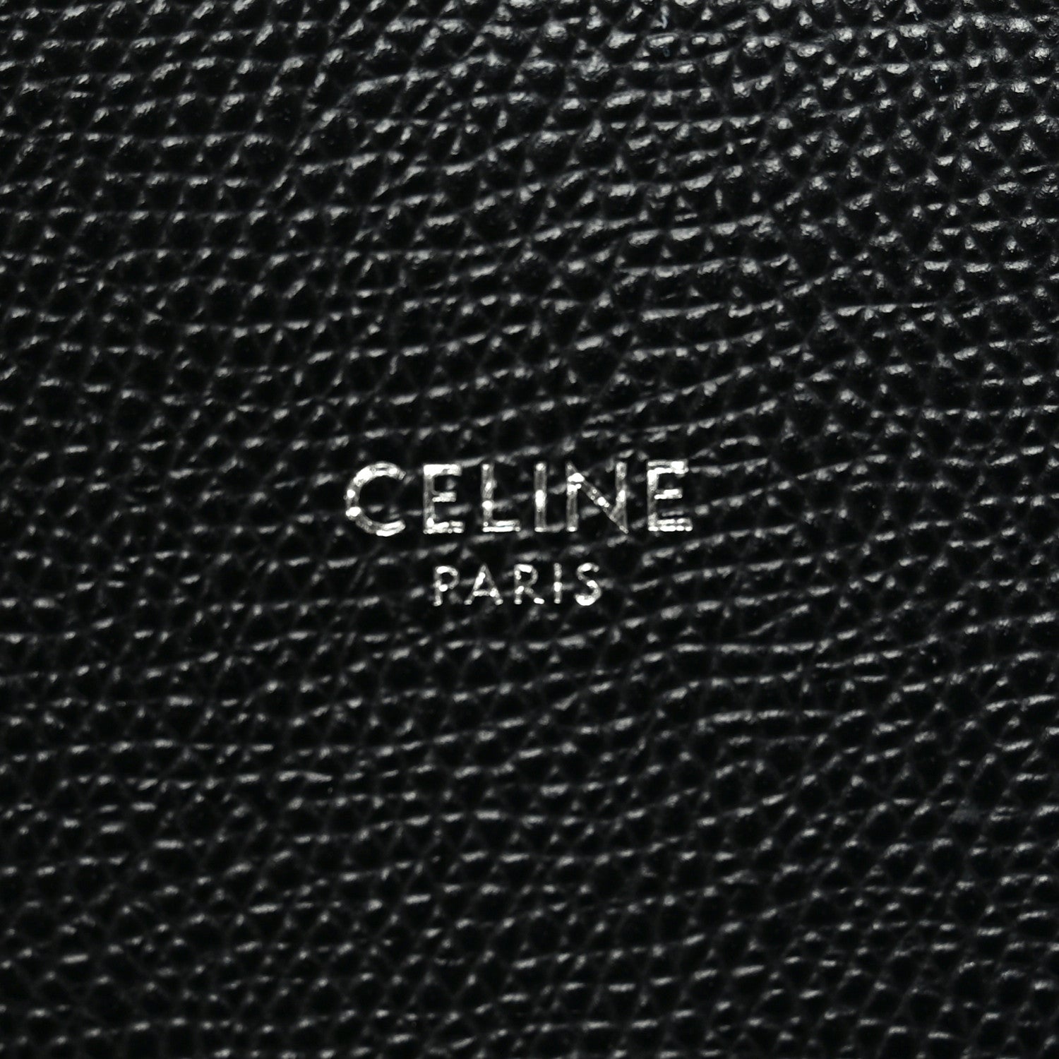 Celine Grained Calfskin Small Vertical Cabas Black 6 of 9