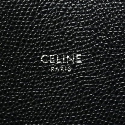 Celine Grained Calfskin Small Vertical Cabas Black 6 of 9