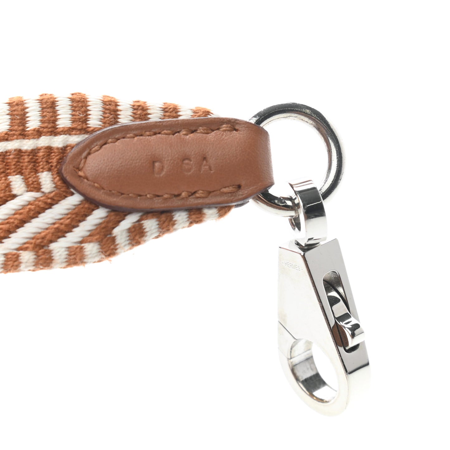 Toile Swift 25mm Sangle Cavale Shoulder Strap Ecru Beige Gold