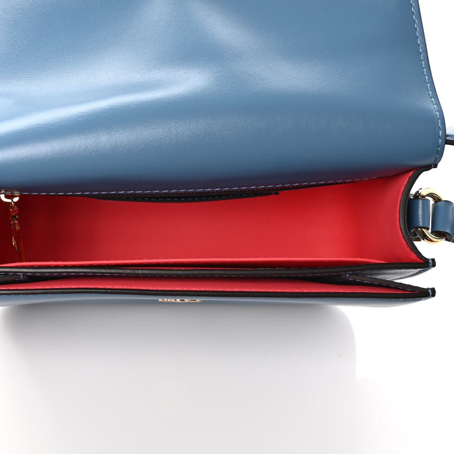 Smooth Calfskin LV Pont 9 Blue Orage