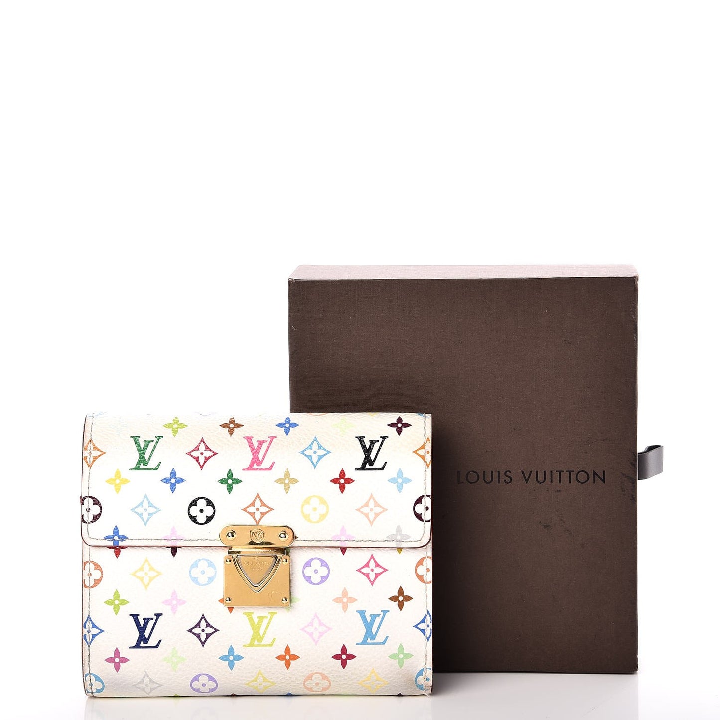 Monogram Multicolor Koala Wallet White