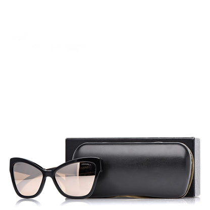 Chanel Acetate CC Cat Eye Sunglasses 5271 Black 6 of 6