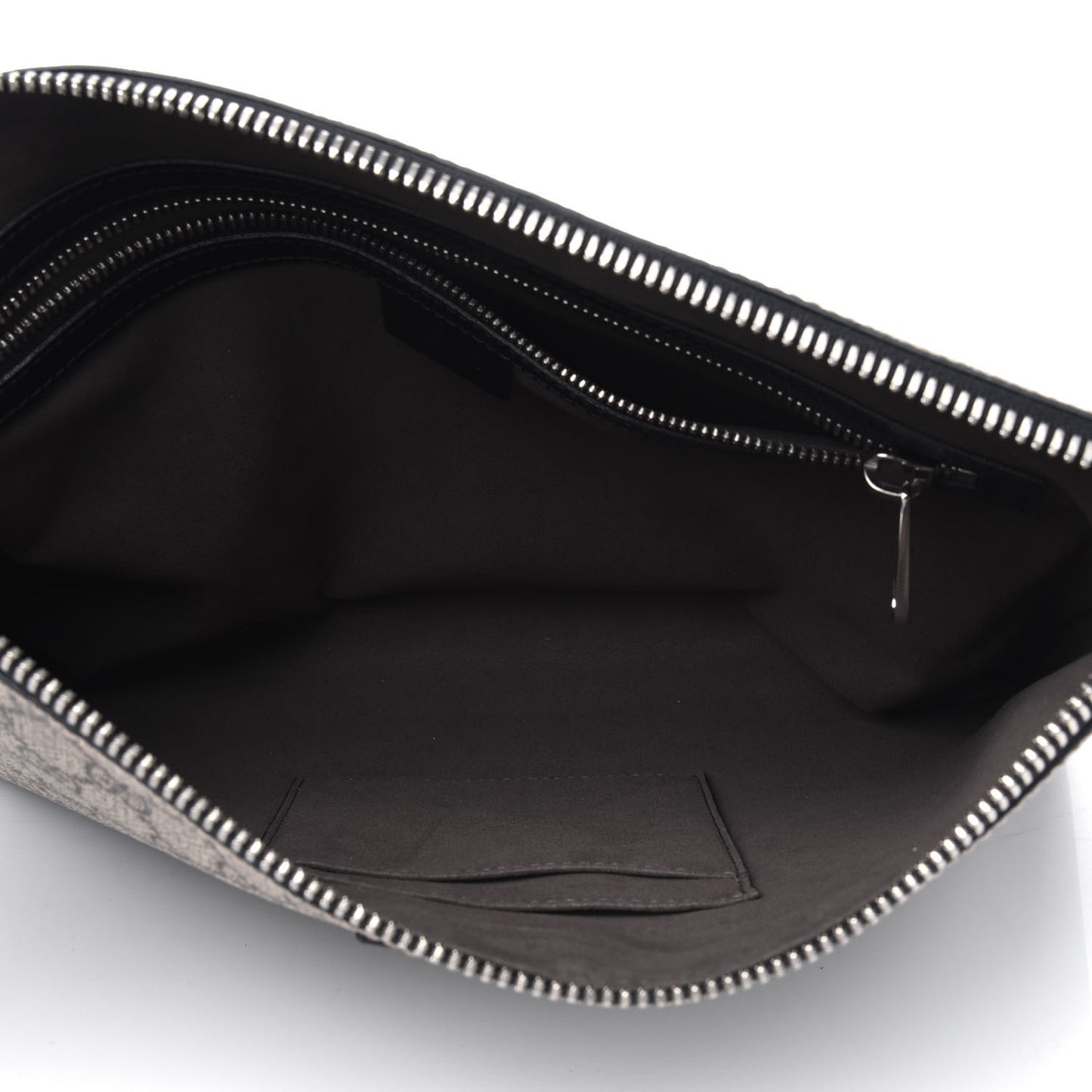 GG Supreme Monogram Mens Wristlet Black