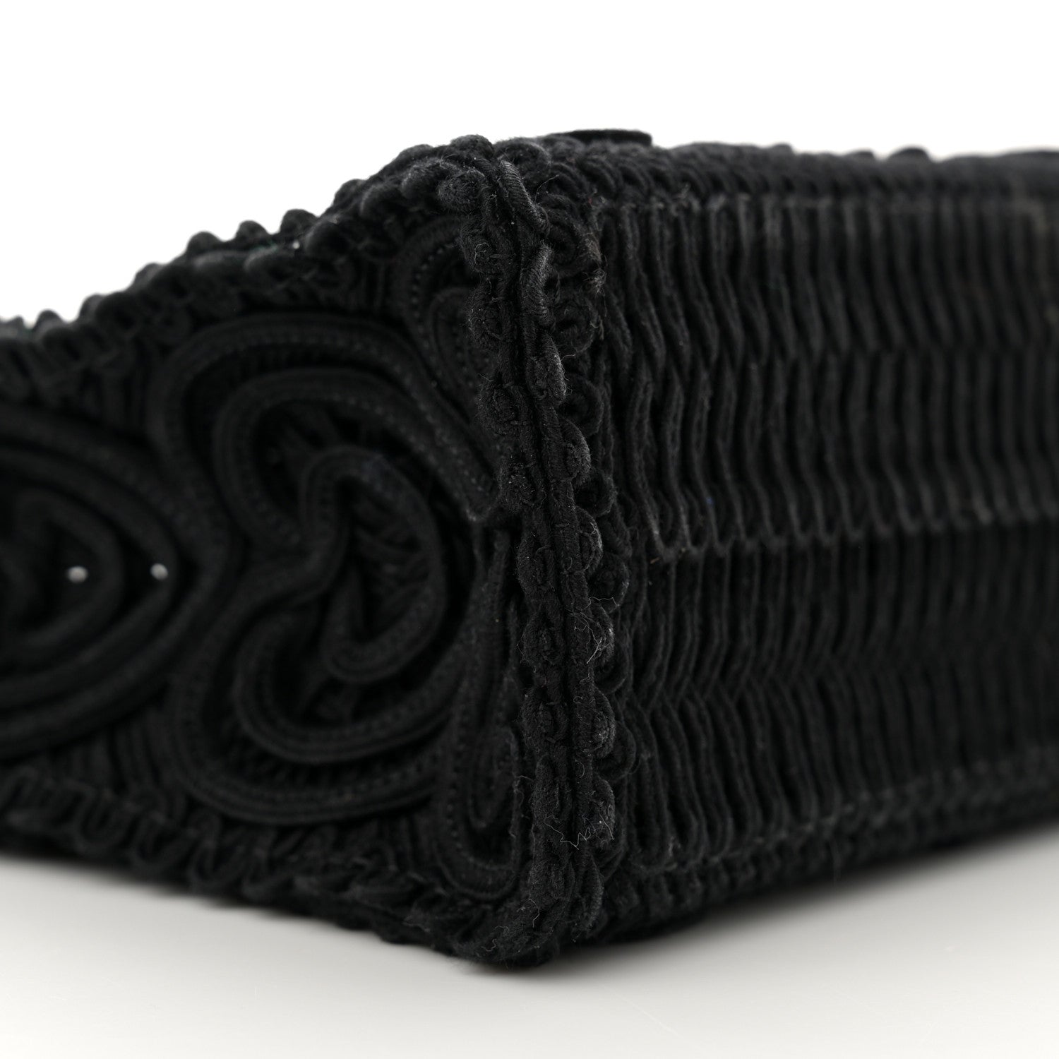 Dolce & Gabbana DOLCE GABBANA Cordonetto Lace Shoulder Bag Black 7 of 10