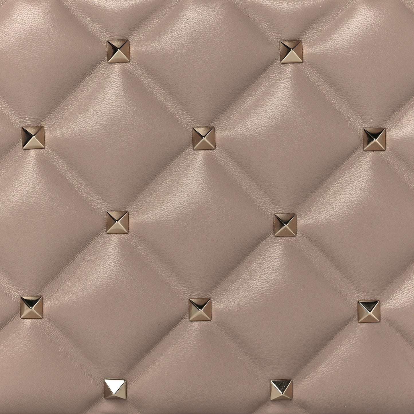 Nappa Candystud Zip Pouch Poudre
