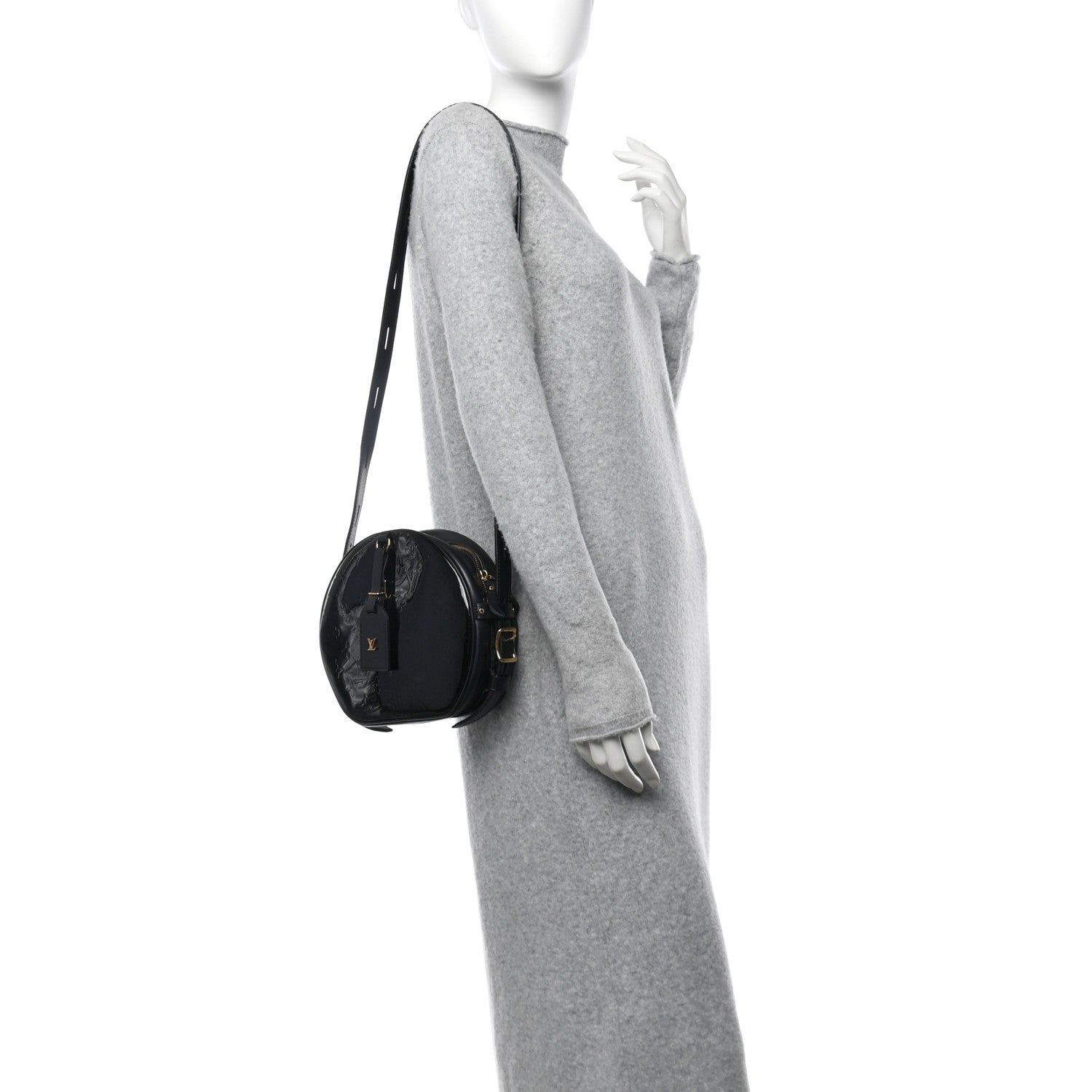 Louis Vuitton Vernis Boite Chapeau Souple MM Black 2 of 12