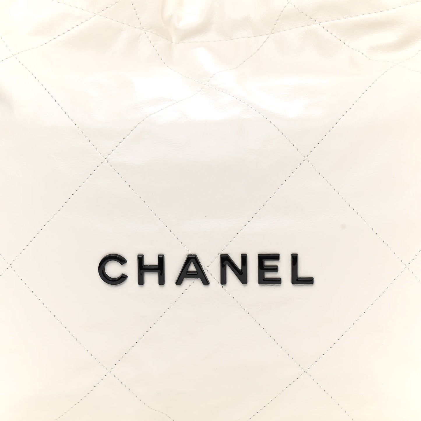 Calfskin Quilted Small Chanel 22 White