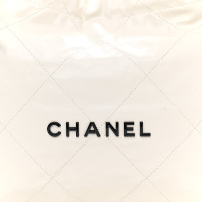 Chanel Calfskin Quilted Small Chanel 22 White 9 of 11