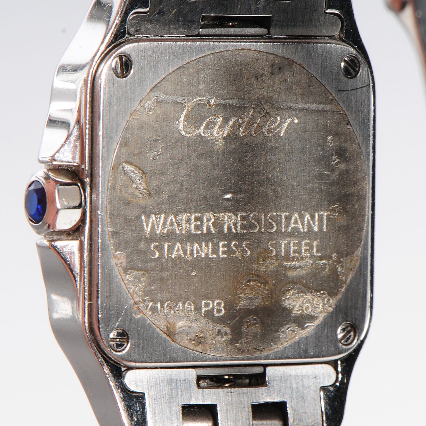 Stainless Steel 20mm Santos Demoiselle Quartz Watch