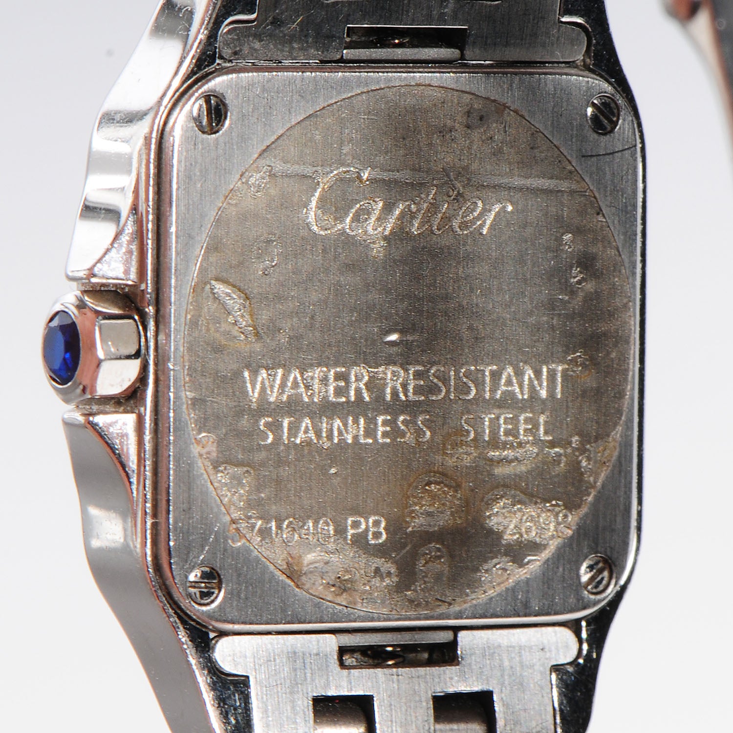 Cartier Stainless Steel 20mm Santos Demoiselle Quartz Watch 7 of 9