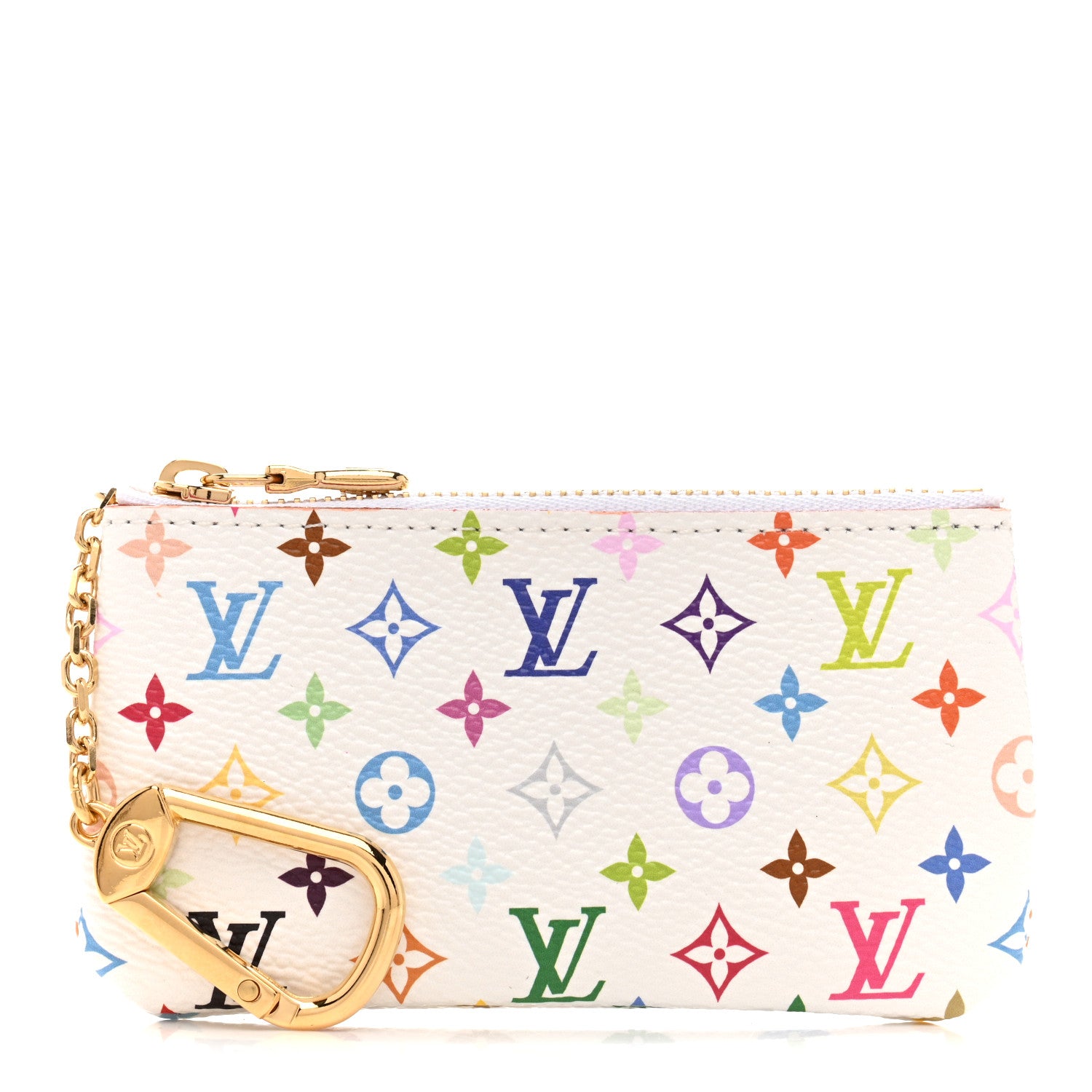 Louis Vuitton LV X TM Monogram Multicolor Key Pouch White 1 of 7