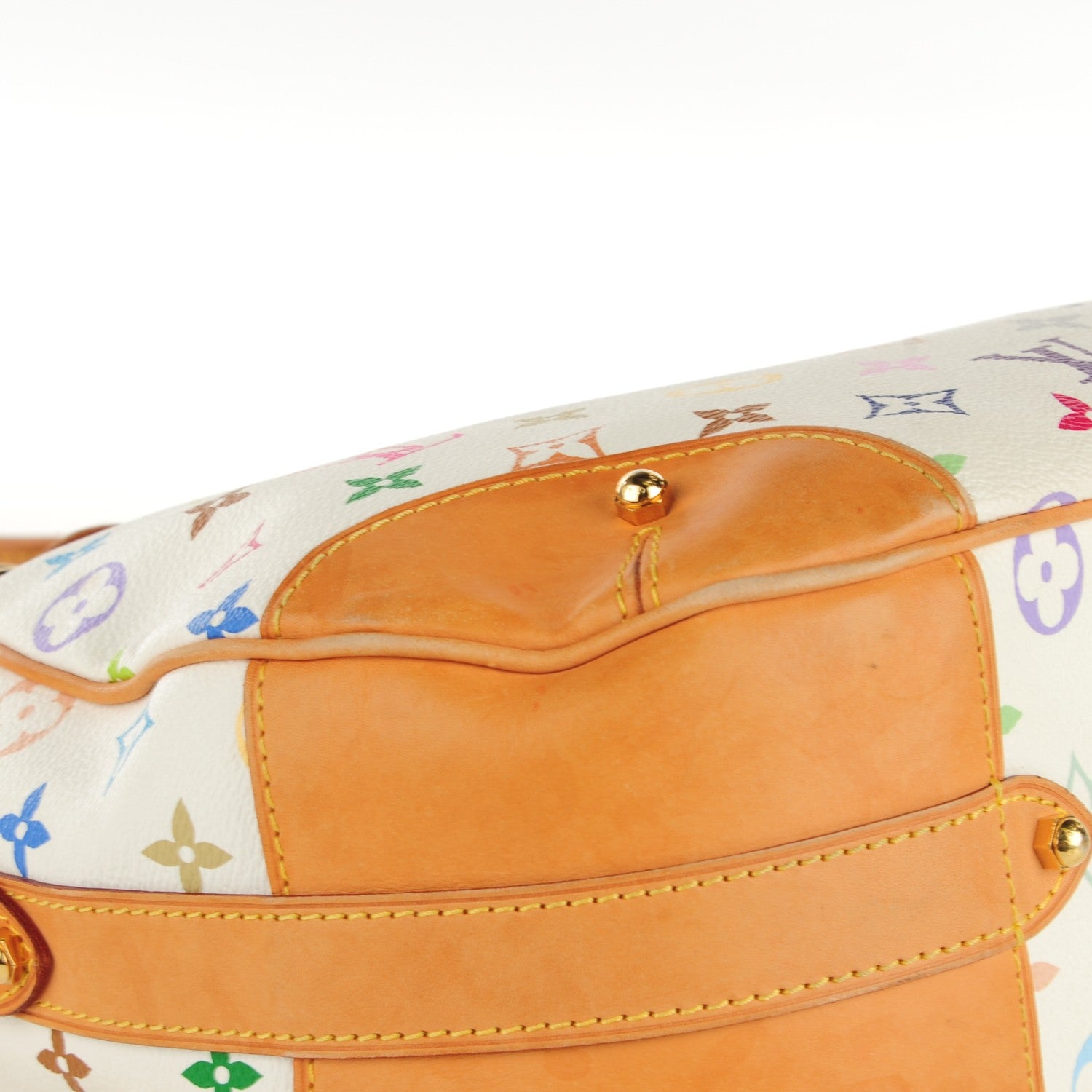 Louis Vuitton Monogram Multicolor Greta White 2 of 11