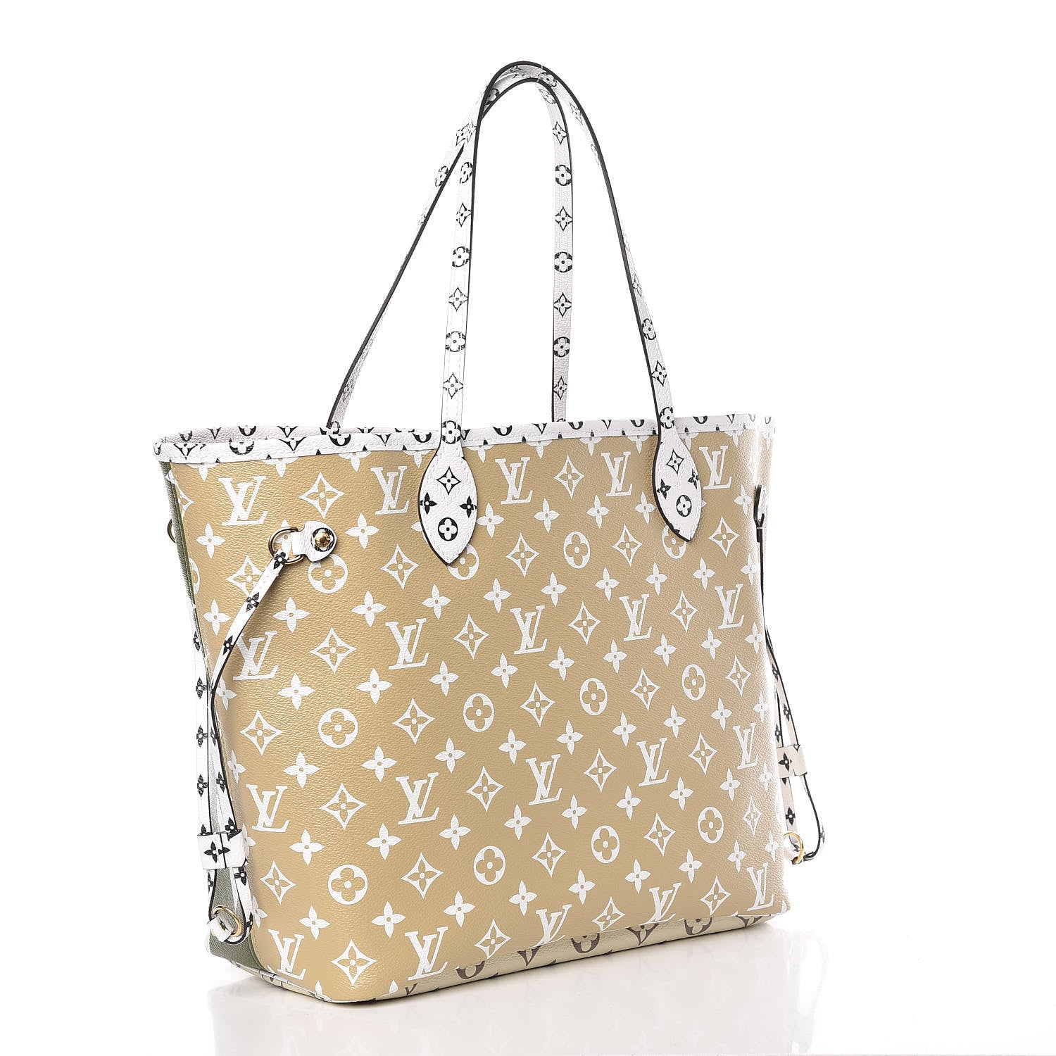 Louis Vuitton Monogram Giant Neverfull MM Kaki 4 of 11