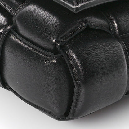 Bottega Veneta Lambskin Maxi Intreccio Padded Chain Cassette Crossbody Bag Black 10 of 10
