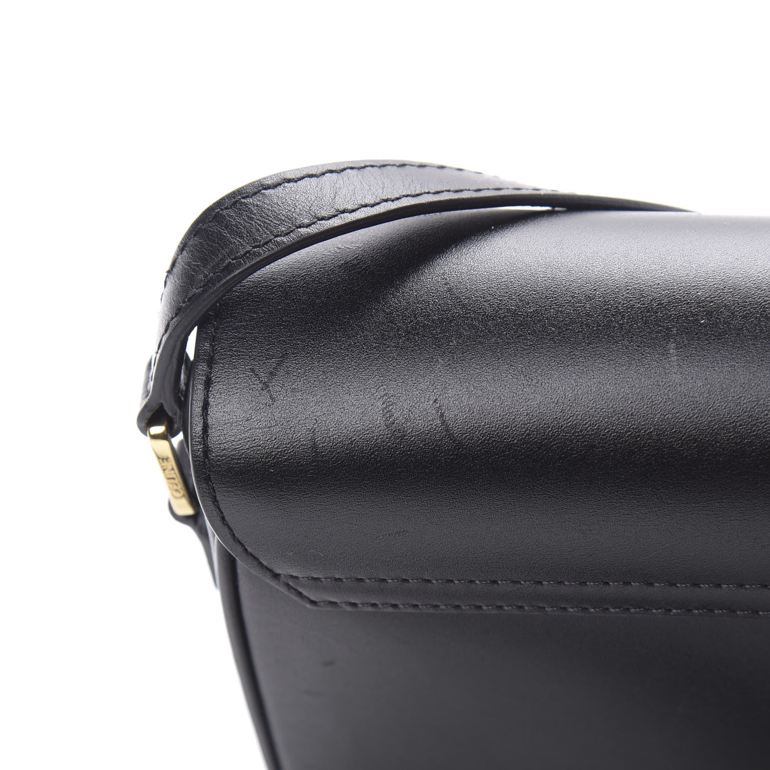 Celine Shiny Calfskin Small C Bag Black 14 of 14