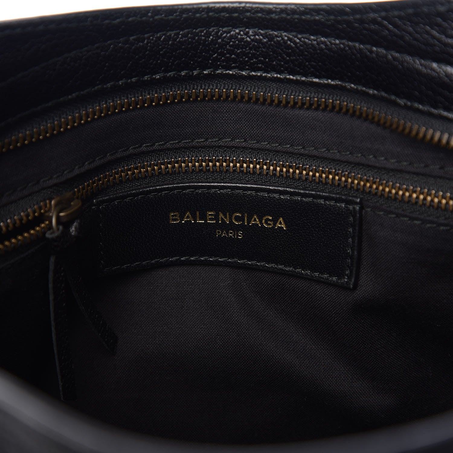 Balenciaga Chevre Classic Hardware Metallic Edge S City Black 5 of 9