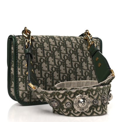 Christian Dior Oblique DiorAddict Flap Bag Green 4 of 9