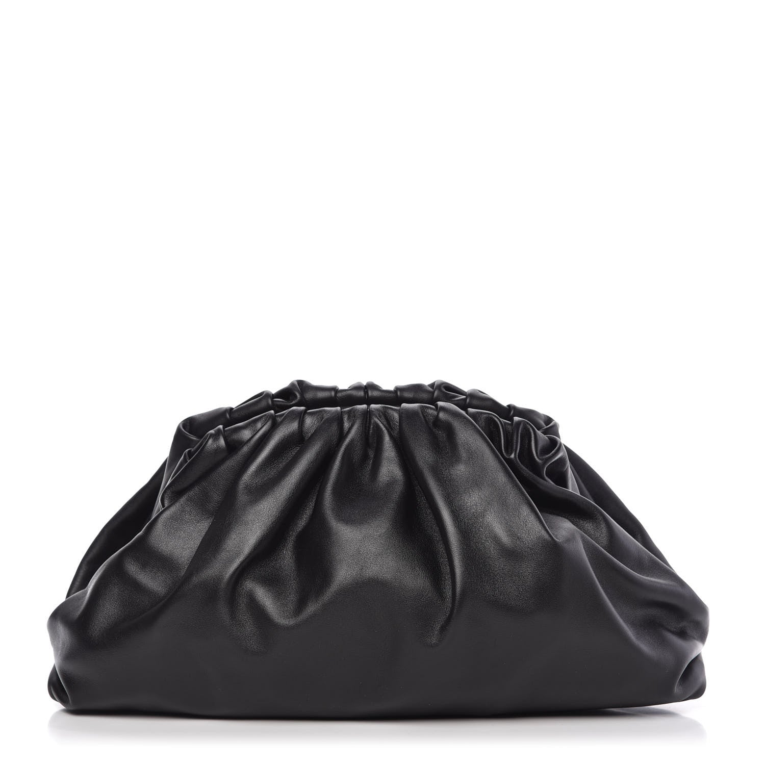 Bottega Veneta Smooth Butter Calf The Pouch Oversized Clutch Black 1 of 8