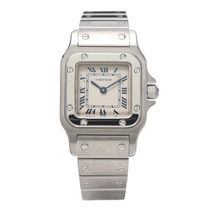 Cartier Stainless Steel 24mm Santos de Galbee Quartz Watch 1 of 6