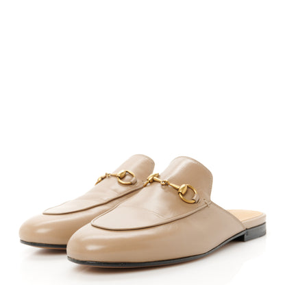 Gucci Malaga Kids Womens Princetown Slippers 37.5 Mud 3 of 9