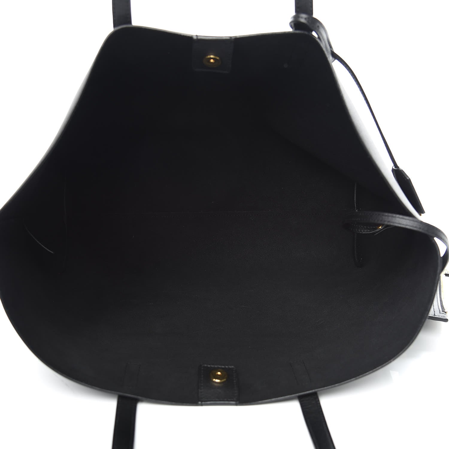Saint Laurent Calfskin Large Shopping Tote Black 5 of 11