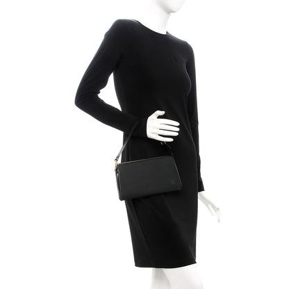 Louis Vuitton Epi Pochette Accessories 24 Black 2 of 7