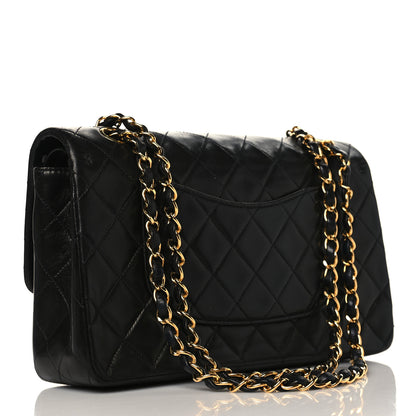 Chanel Lambskin Quilted Medium Double Flap Black 3 of 11
