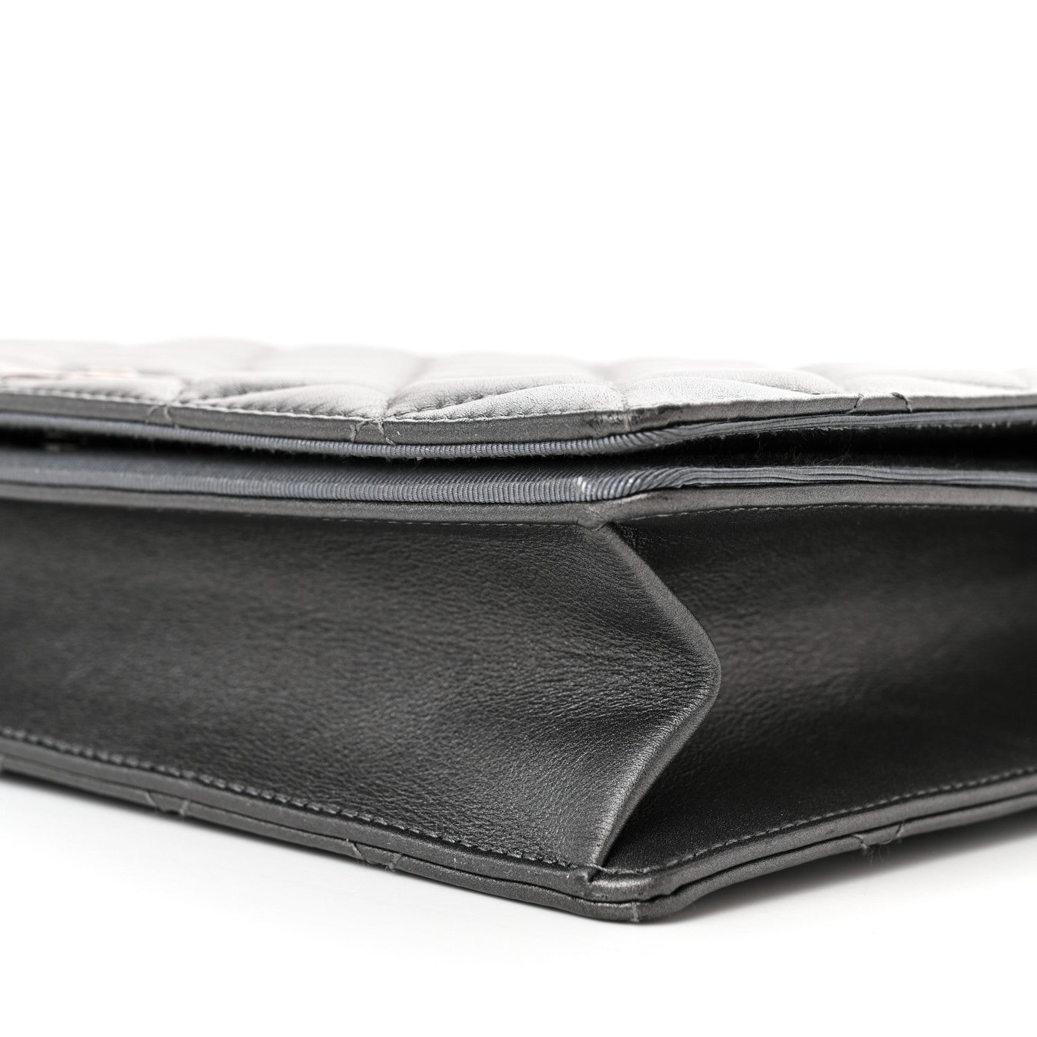 Chanel Metallic Calfskin Quilted Ballerine Flap Silver 10 of 15