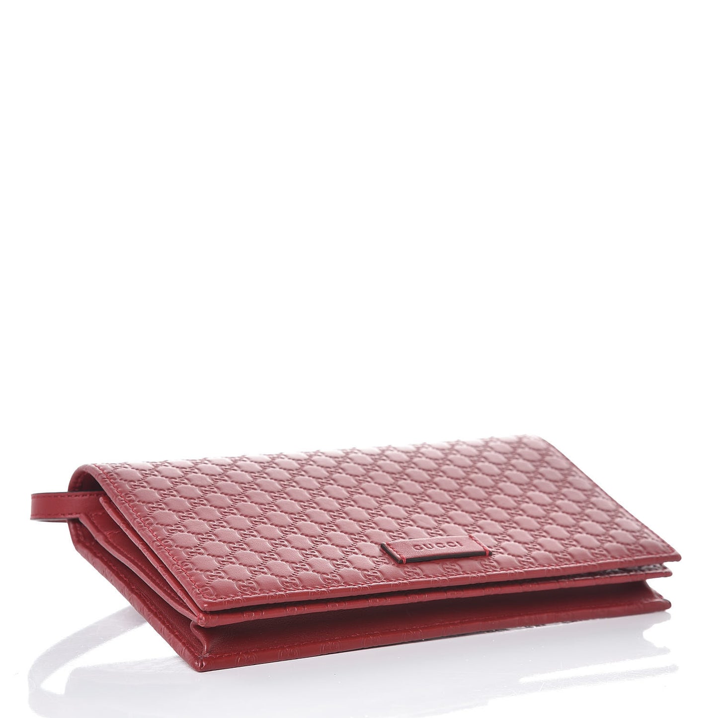 Microguccissima Crossbody Wallet Red