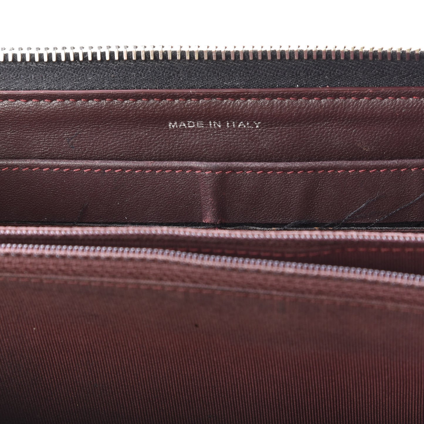 Lambskin Quilted Large Gusset Zip Around Wallet Black