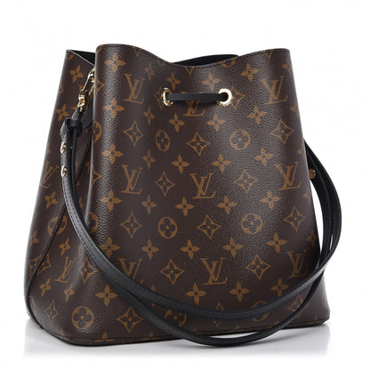 Louis Vuitton Monogram Neonoe MM Black 3 of 8