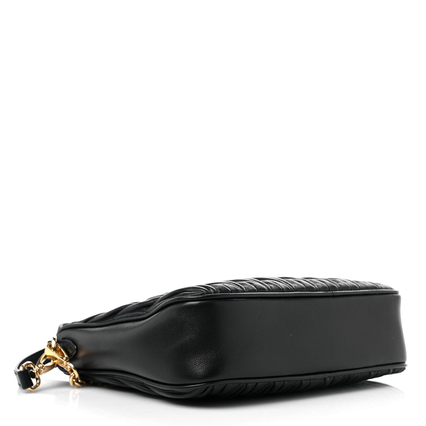 Nappa Matelasse Shoulder Bag Black
