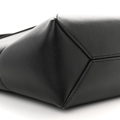 Loewe Shiny Calfskin Mini Puzzle Fold Tote Black 8 of 11