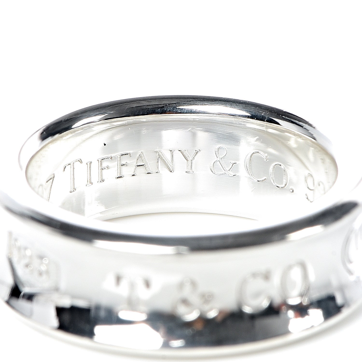 Tiffany Sterling Silver 1837 Ring 50 5.25 5 of 6