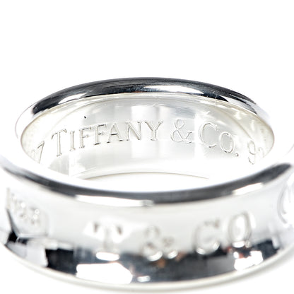 Tiffany Sterling Silver 1837 Ring 50 5.25 5 of 6